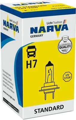 Imagine produs: Bec H7 24V 70W PX26d Halogen NARVA-CARGO (487283000)