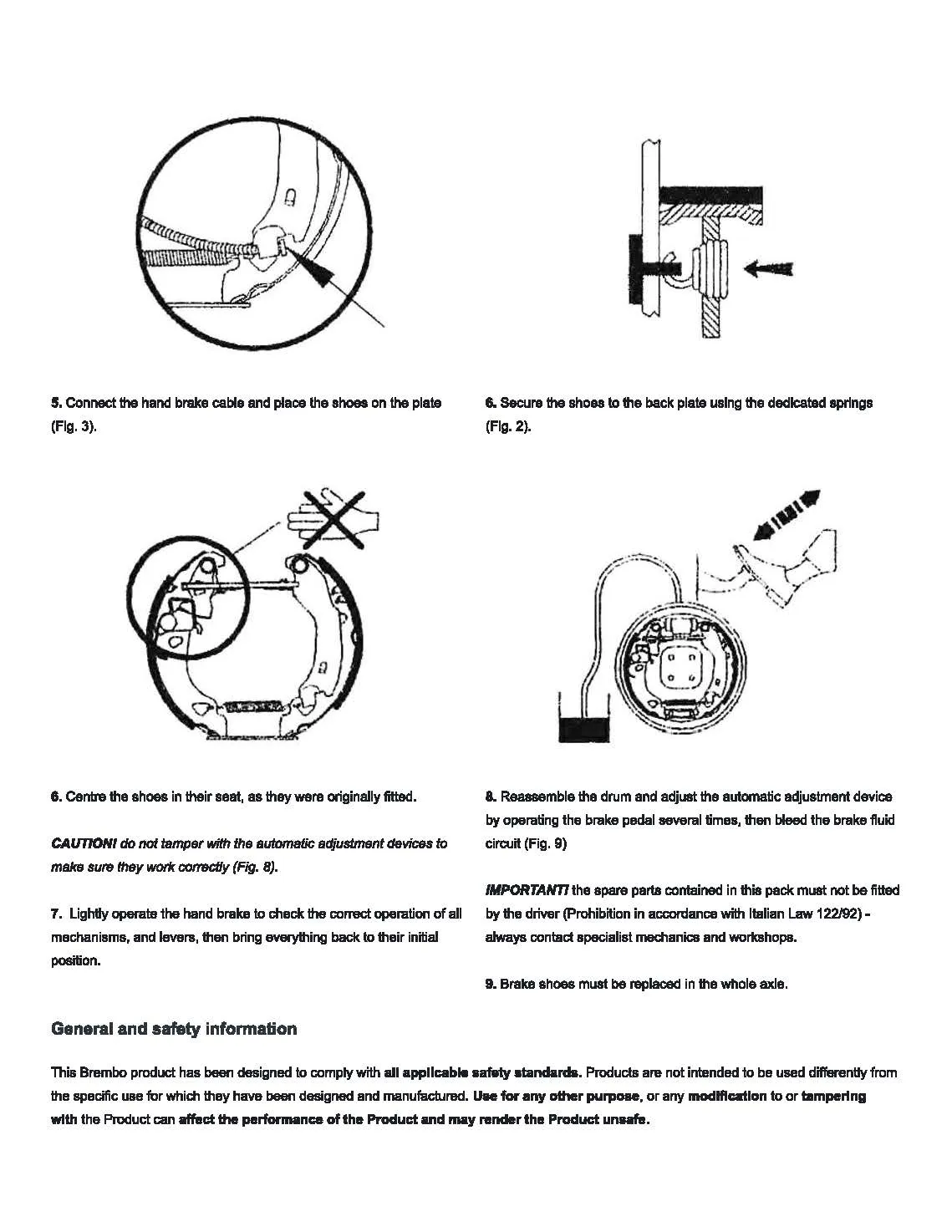 Imagine produs: Saboti de frana BREMBO (S 68 523)