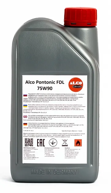 Imagine produs: Ulei cutie de viteze PONTONIC FDL 75W-90 GL5 1L ALCO (AL-31/1)