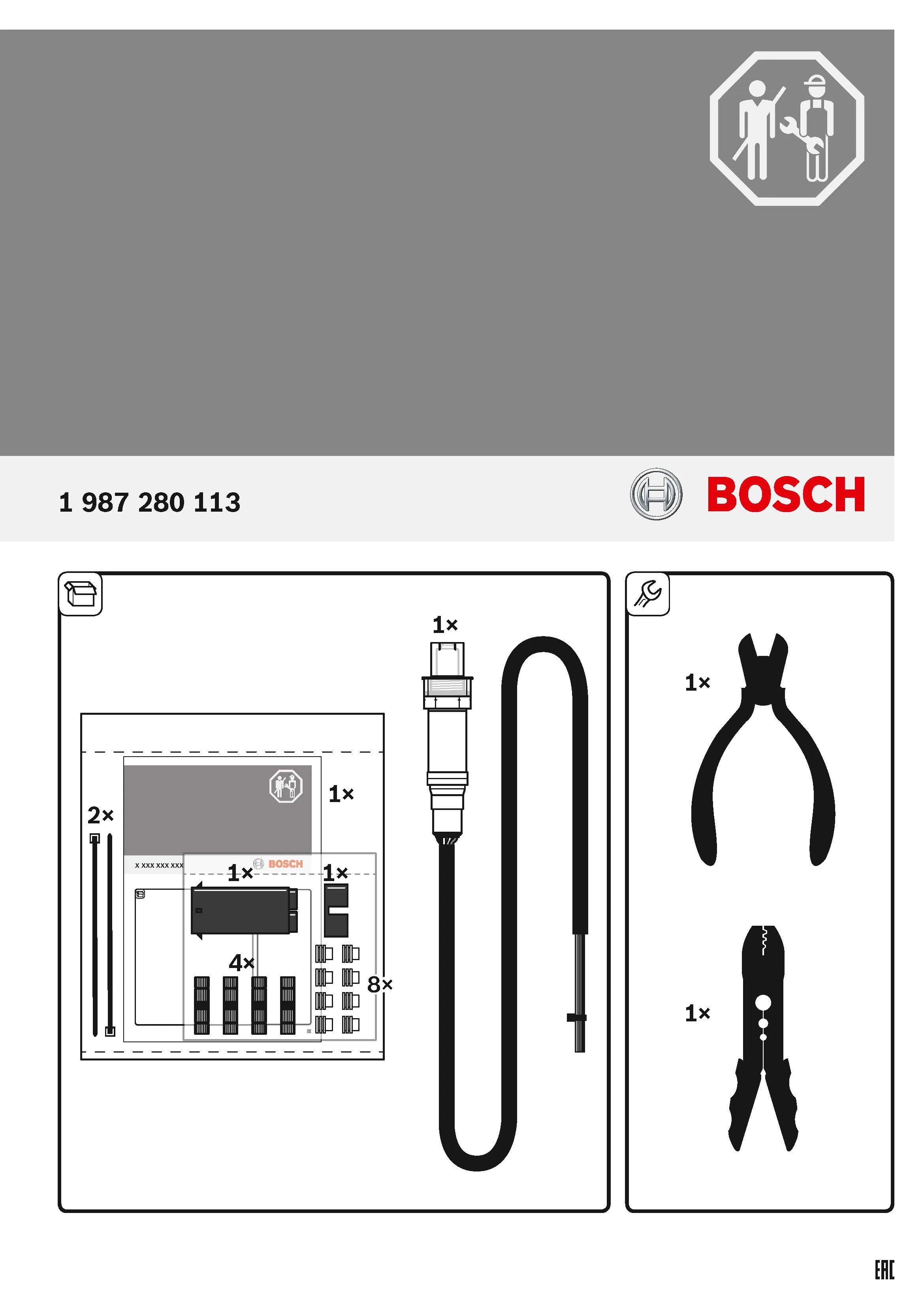 Imagine produs: Sonda lambda universala BOSCH (0 258 986 615)