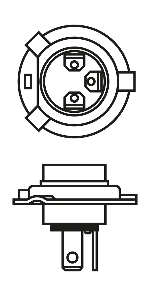 Imagine produs: Bec auto H4 12V 60/55W P43t BOSCH (1 987 301 144)