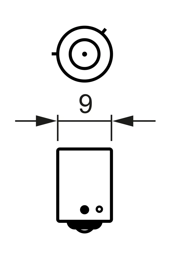 Imagine produs: Bec H21W 24V 21W BAY9s BOSCH-CARGO (1 987 302 533)