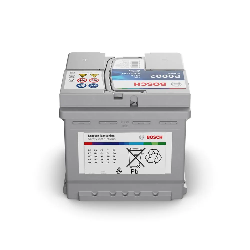 Imagine produs: Acumulator 52Ah 470A 12V POWER LINE SLI PC BOSCH (0 092 P00 020)