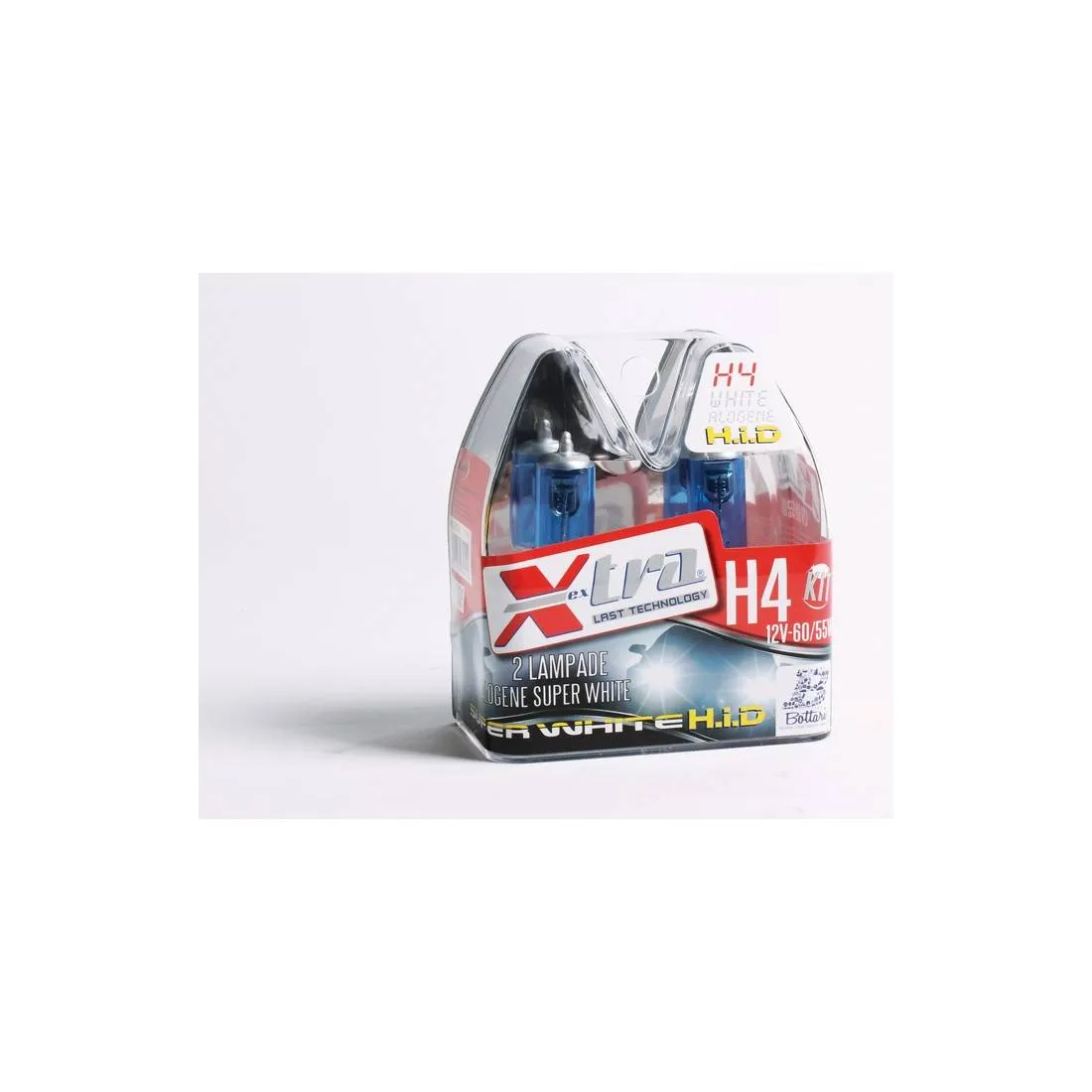 Imagine produs: Bec set 2 x H4 12V 60/55 W P43t BOTTARI (30514)