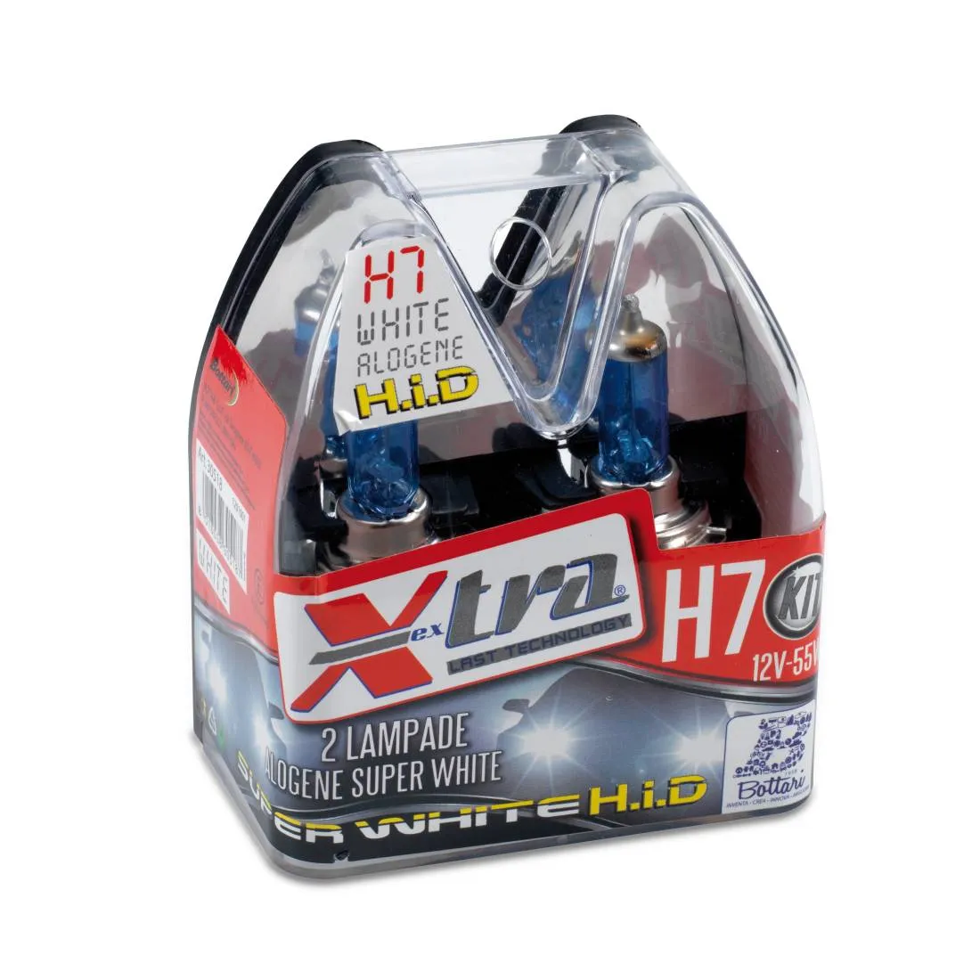 Imagine produs: Bec set 2 x H7 12V 55W PX26d BOTTARI (30518)