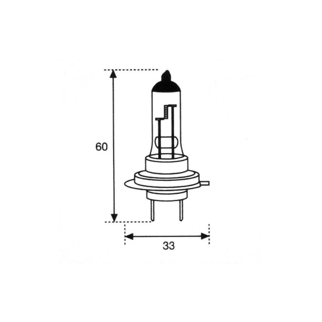 Imagine produs: Bec H7 12V 55W PX26d BOTTARI (30584)