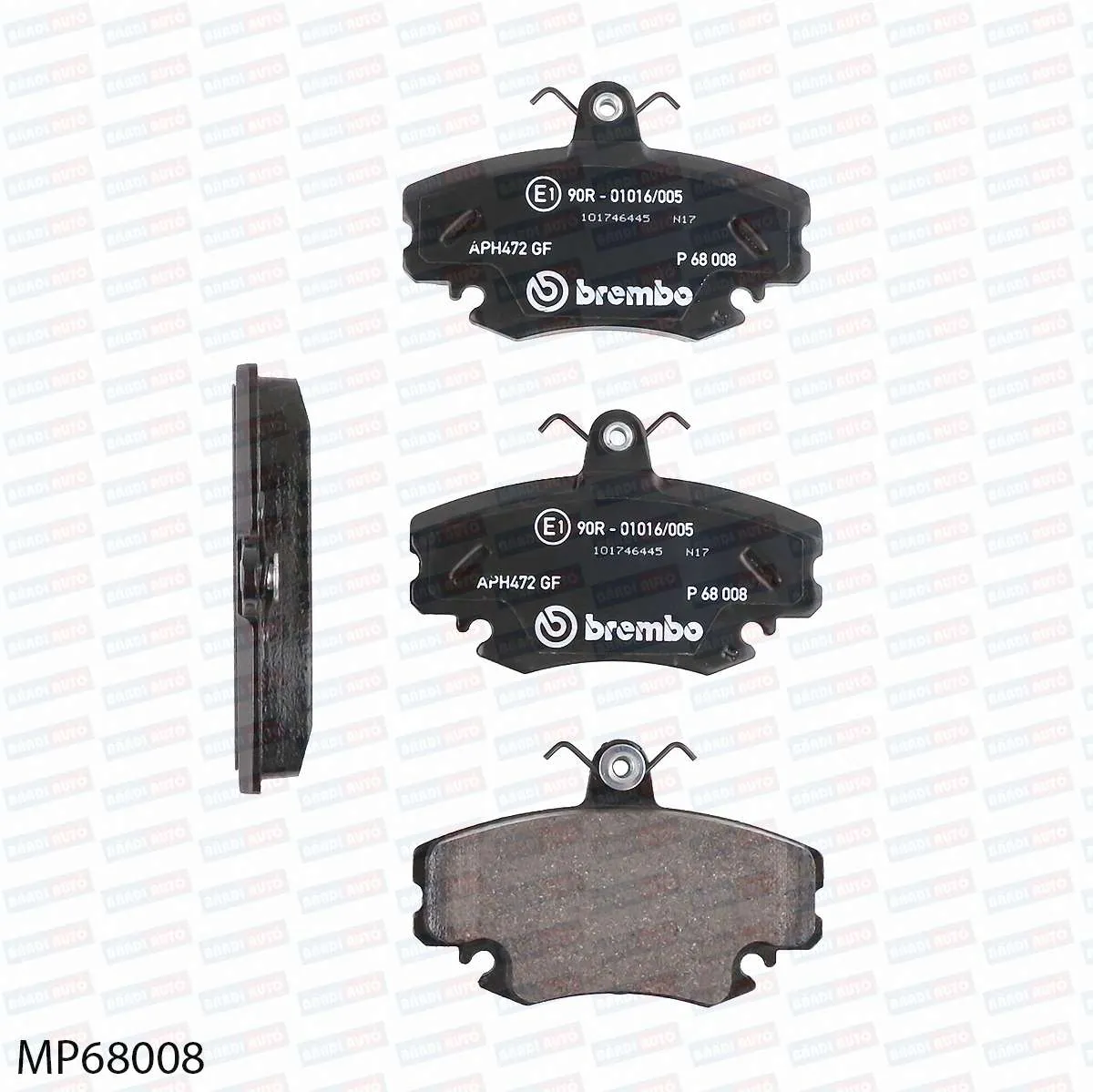 Imagine produs: Placute frana BREMBO (P 68 008)