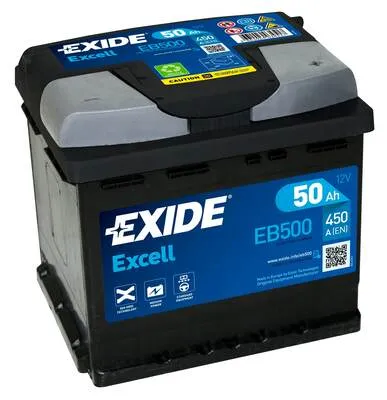 Imagine produs: Acumulator 50Ah 450A 12V EXIDE (EB500)