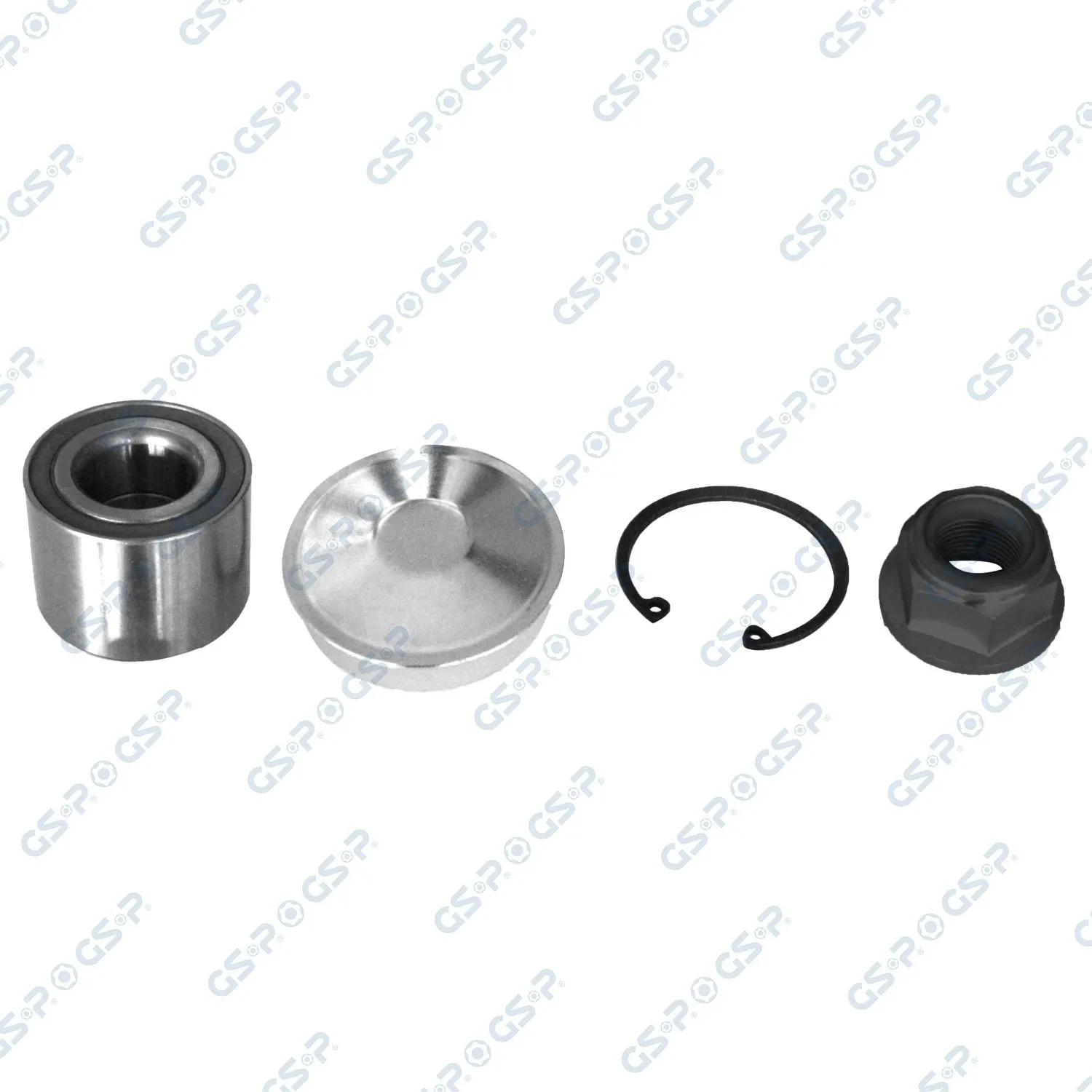 Imagine produs: Set rulment roata axa fata ambele parti cu acceasorii 52 mm GSP (GK3525)