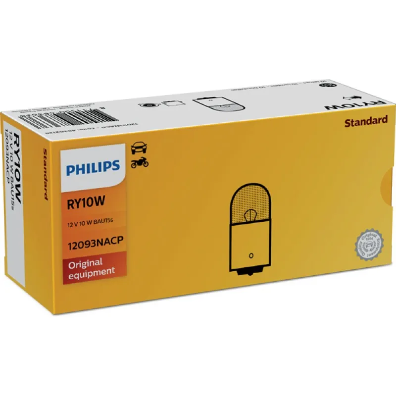 Imagine produs: Bec RY10W 12V 10W BAU15s Halogen HELLA (8GA 002 071-051)