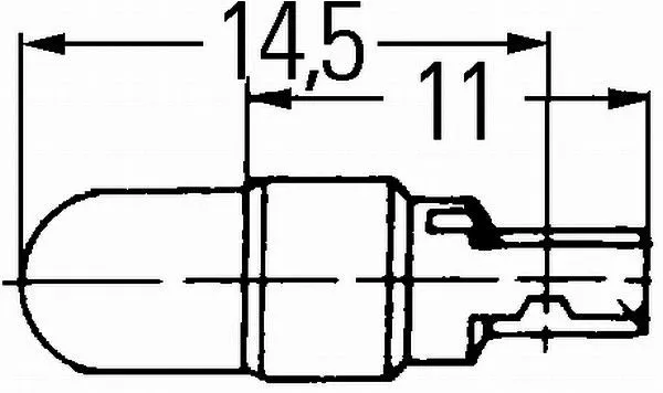 Imagine produs: Bec 12V 1,2W W2x6,4d Halogen HELLA (8GA 007 997-011)