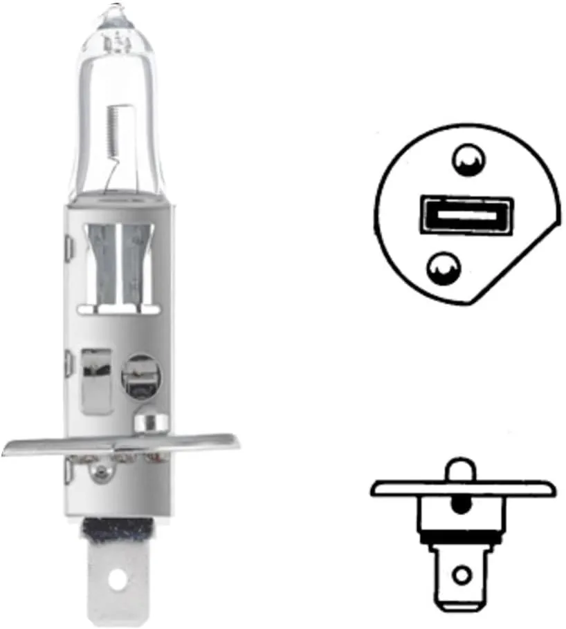Imagine produs: Bec H1 24V 70W P14,5s 4200K Halogen HELLA (8GH 002 089-251)