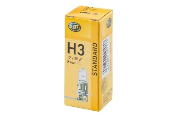 Imagine produs: Bec H3 12V 55W PK22s 3700K Halogen HELLA (8GH 002 090-131)