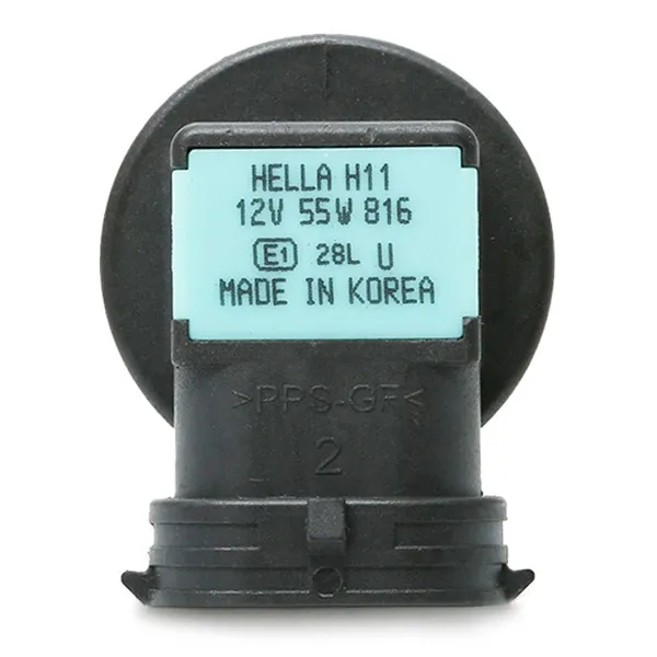 Imagine produs: Bec H11 12V 55W PGJ19-2 3700K Halogen HELLA (8GH 008 358-121)