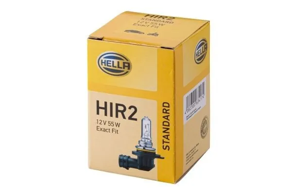 Imagine produs: Bec HIR2 12V 55W PX22d 4000K Halogen HELLA (8GH 009 319-001)