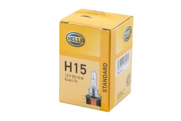 Imagine produs: Bec H15 12V 55/15W PGJ23t-1 Halogen HELLA (8GJ 168 119-001)
