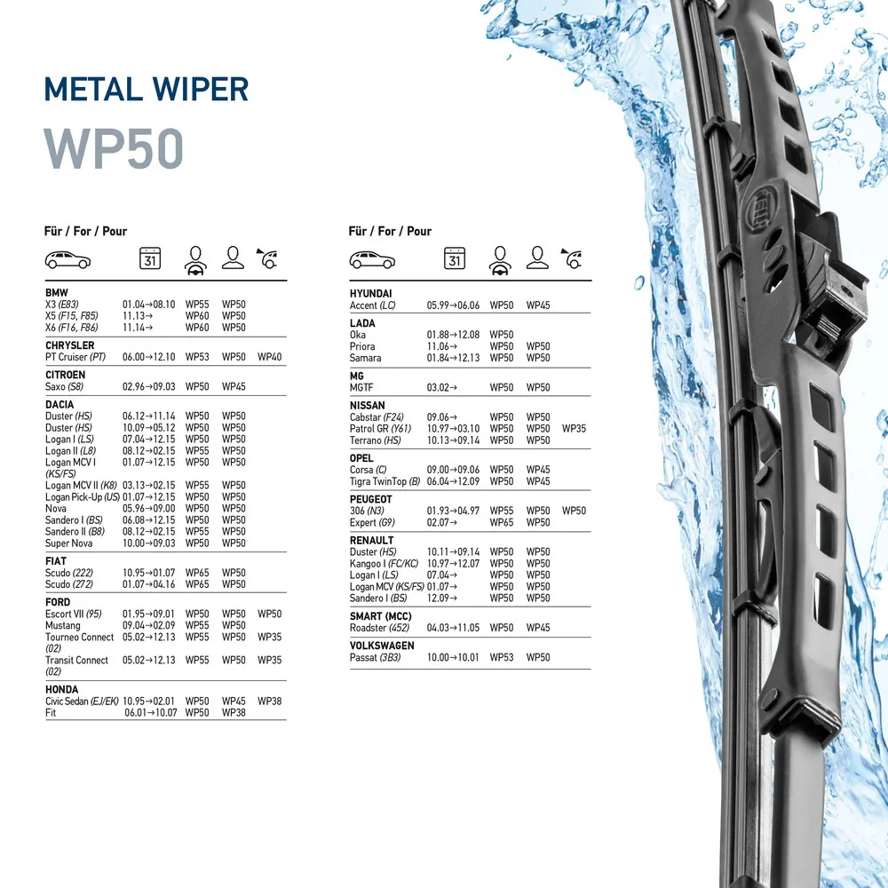 Imagine produs: Stergator parbriz 500 mm HELLA (9XW 178 878-201)