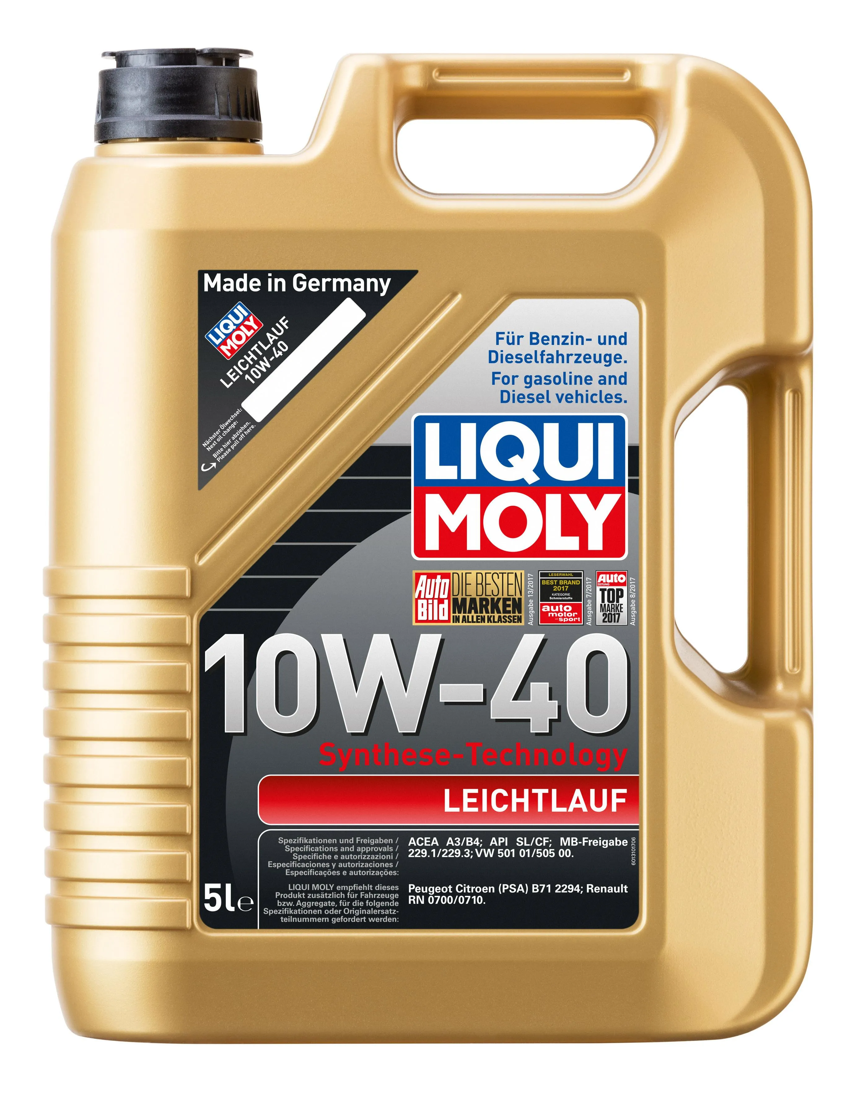 Imagine produs: Ulei motor LIQUI MOLY (1310) 10W40 5L