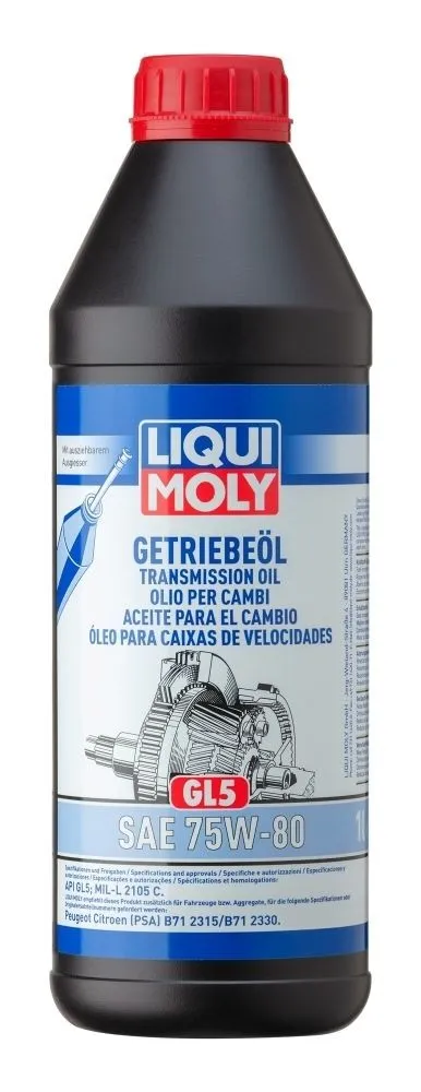 Imagine produs: Ulei cutie de viteze GL5 75W-80 1L LIQUI MOLY (3658)