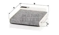 Imagine produs: Filtru polen carbon activ MANN-FILTER (CUK 1829)