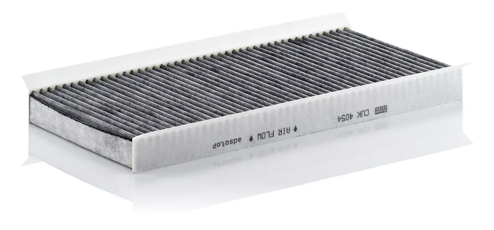 Imagine produs: Filtru polen cu carbon activ pentru MERCEDES-BENZ Clasa A B 394 mm x 185 mm x 32 mm MANN-FILTER (CUK 4054)