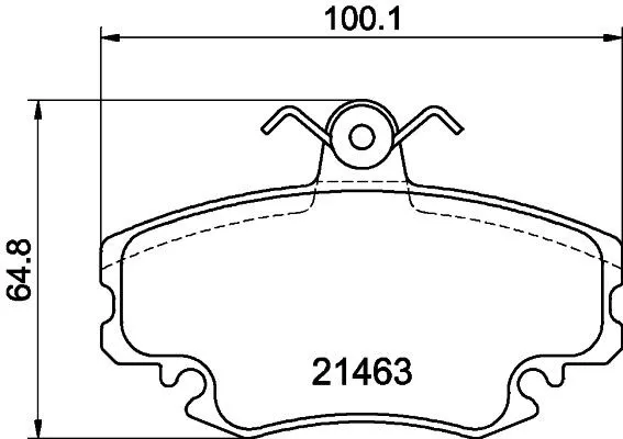 Imagine produs: Placute frana MINTEX (MDB1628)