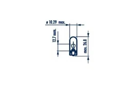 Imagine produs: Bec W3W 12V 3W W2,1x9,5d NARVA (170973000)
