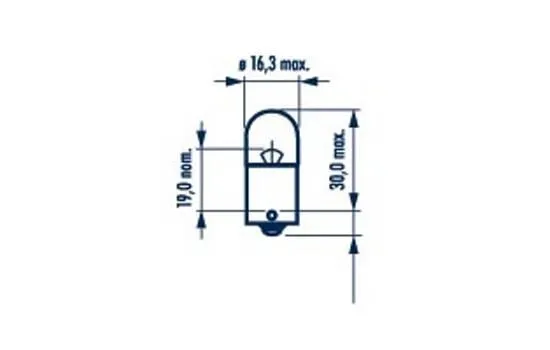 Imagine produs: Bec R10W 24V 10W BA15s NARVA (173263000)