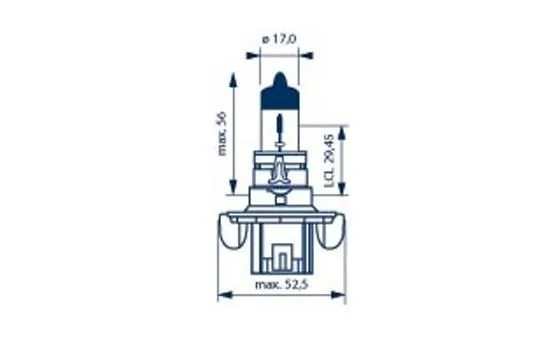 Imagine produs: Bec H13 12V 60/55W P26,4t Halogen NARVA (480923000)