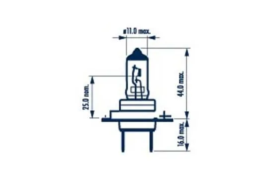 Imagine produs: Bec H7 12V 55W PX26d Halogen NARVA (483283000)