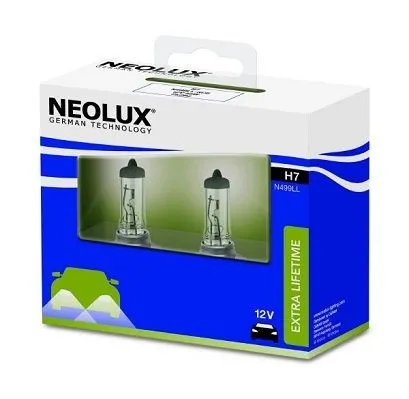 Imagine produs: Bec H7 12V 55W PX26d 3200K Halogen Extra Lifetime NEOLUX (N499LL-SCB)