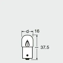 Imagine produs: Bec R5W 24V 5W BA15d ORIGINAL LINE OSRAM-CARGO (5626)