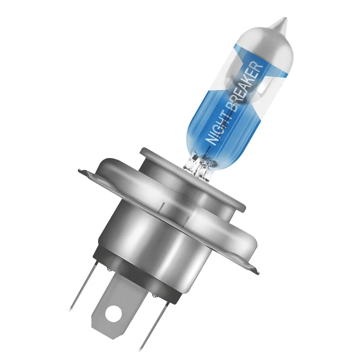 Imagine produs: Bec H4 12V 60/55W P43t 4200K Halogen NIGHT BREAKER LASER +150% OSRAM (64193NL)