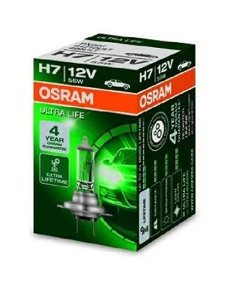 Imagine produs: Bec H7 12V 55W PX26d 3200K Halogen ULTRA LIFE OSRAM (64210ULT)