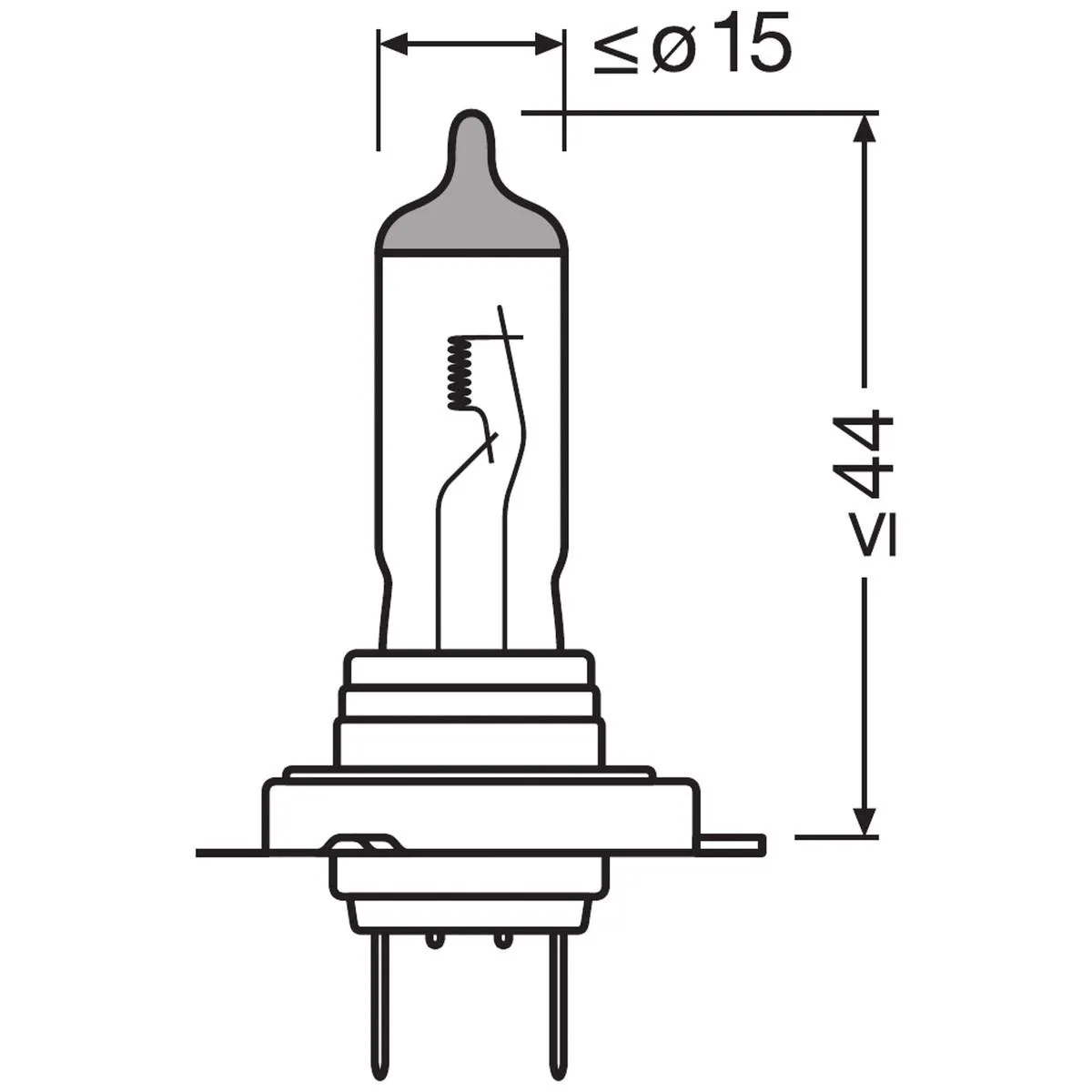 Imagine produs: Bec H7 24V 70W PX26d Halogen ORIGINAL LINE OSRAM-CARGO (64215)