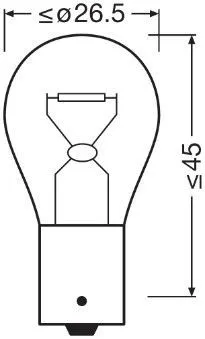 Imagine produs: Bec PY21W 12V 21W BAU15s ULTRA LIFE OSRAM (7507ULT)