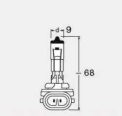 Imagine produs: Bec H27W/2 12V 27W PGJ13 ORIGINAL LINE OSRAM (881)