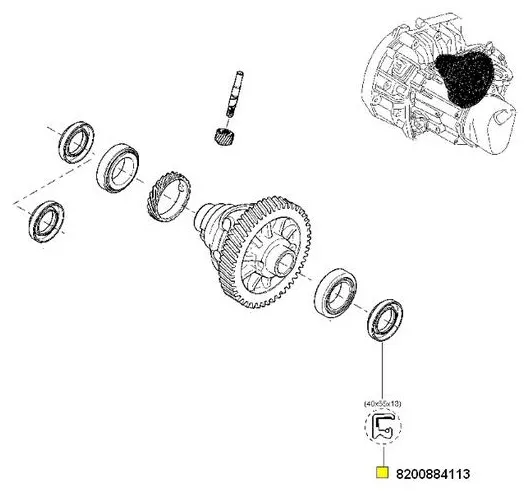 Imagine produs: Semering planetara / diferential PAYEN (NA5486)