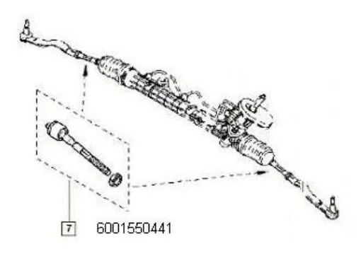 Imagine produs: Bieleta directie fata stanga dreapta RENAULT (OE22829714   60 01 550 441)