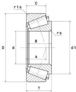 Imagine produs: Rulment cutie viteza NTN-SNR (EC.41025.H106)