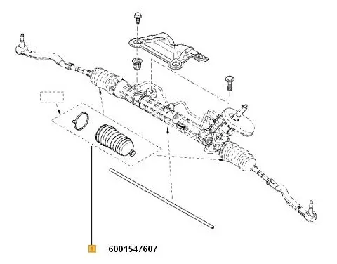 Imagine produs: Burduf caseta directie STC (T400530)