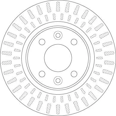 Imagine produs: Disc frana TRW (DF6534)