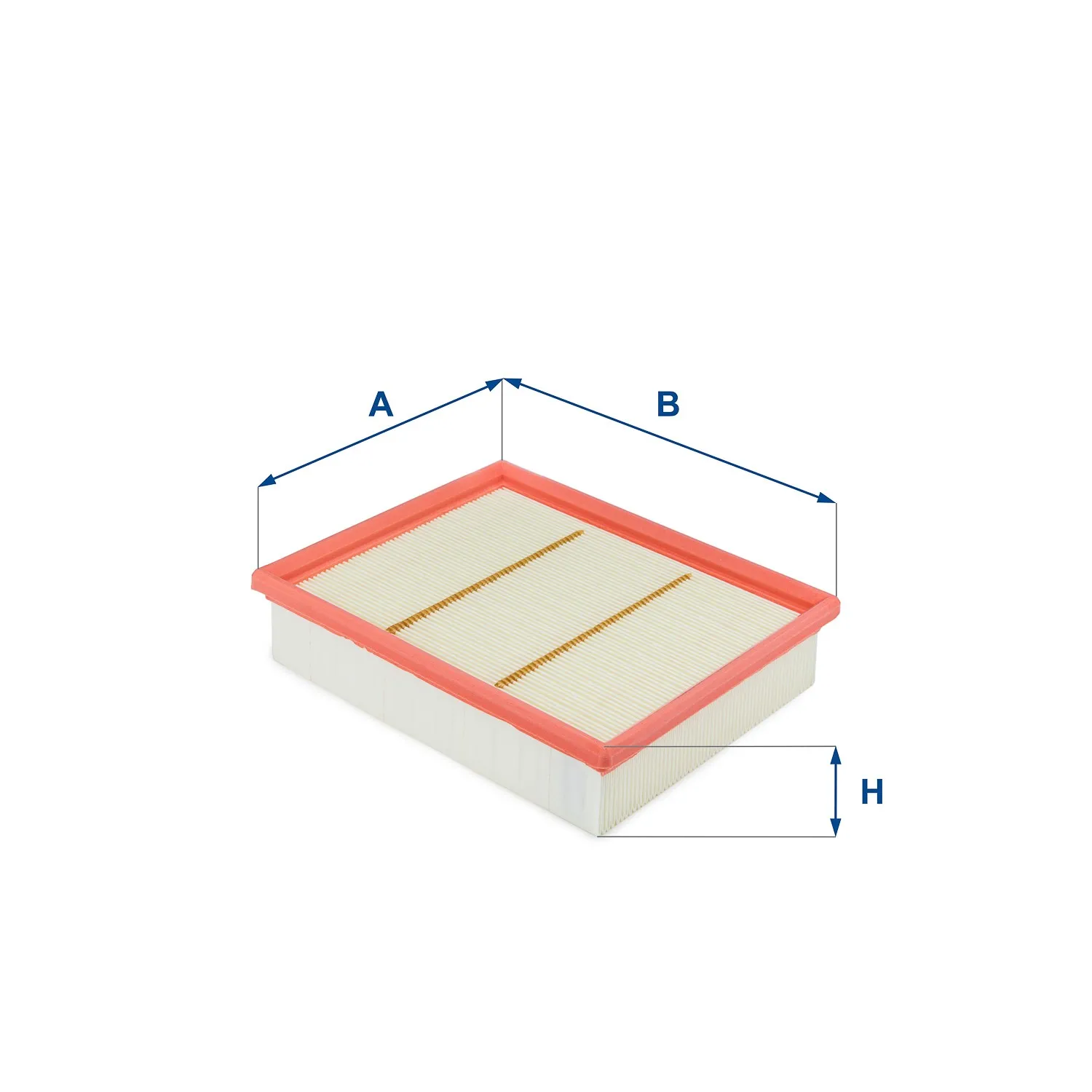 Imagine produs: Filtru aer pentru MERCEDES-BENZ Clasa A B 174 mm UFI (30.318.00)