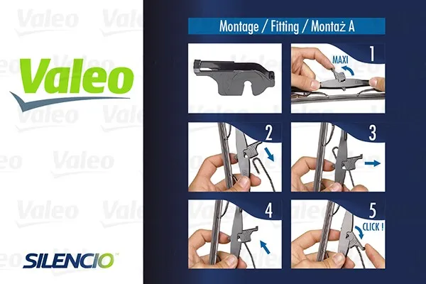 Imagine produs: Stergator parbriz Silencio 500 mm VALEO (VM7)