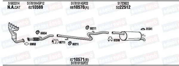 Imagine produs: Element esapament WALKER (80711)