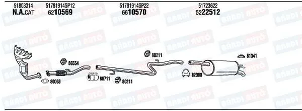 Imagine produs: Element esapament WALKER (80711)