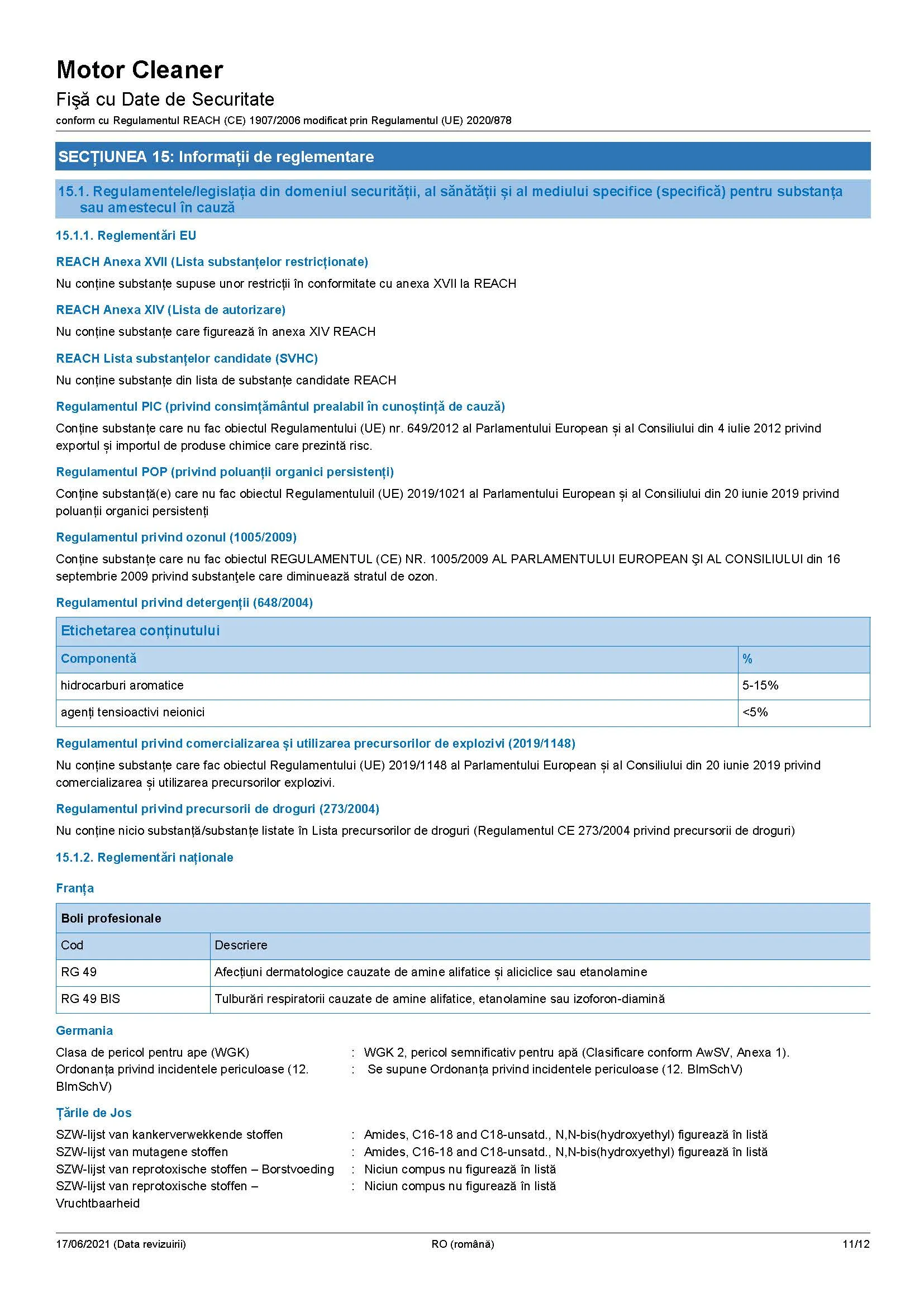 Imagine produs: Solutie curatire protectie WYNN'S (W51272)