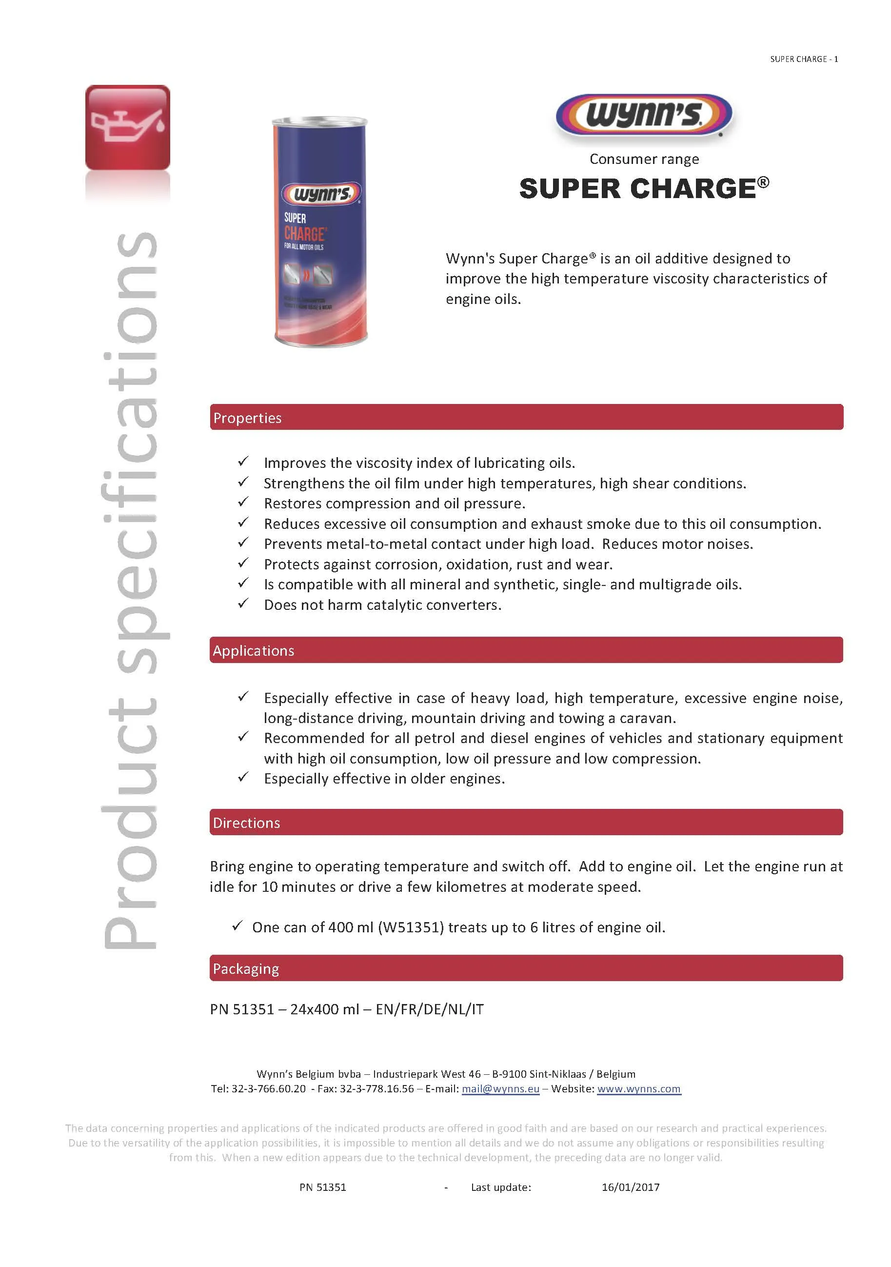 Imagine produs: Super Charge REGENERATOR MOTOR WYNN'S (W51351)