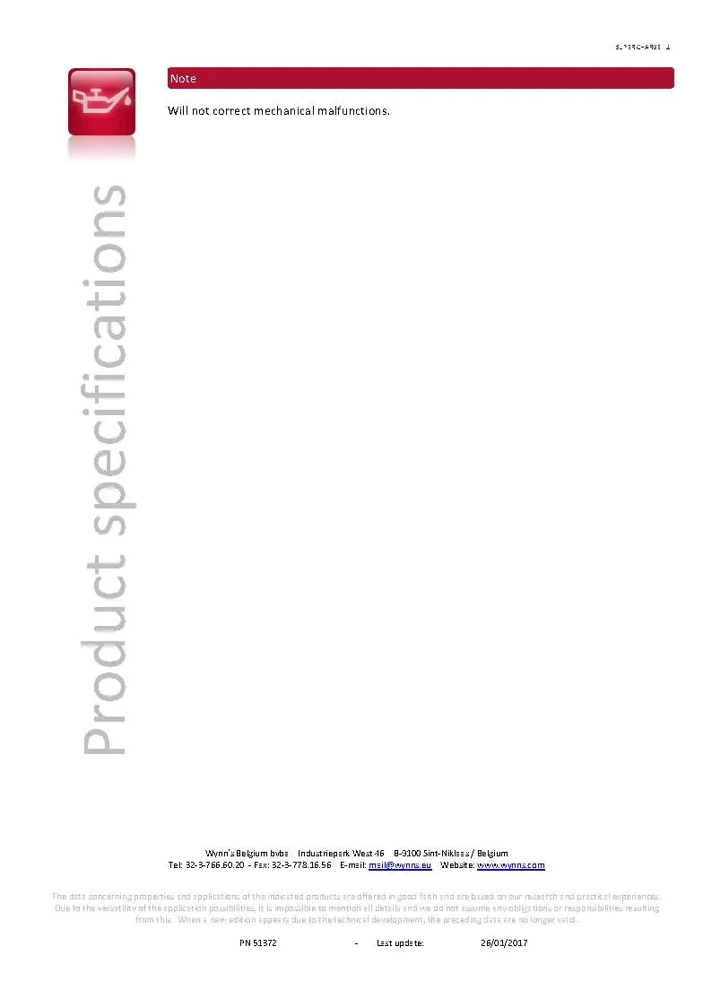 Imagine produs: Super Charge Regenerator Motor WYNN'S (W51372)