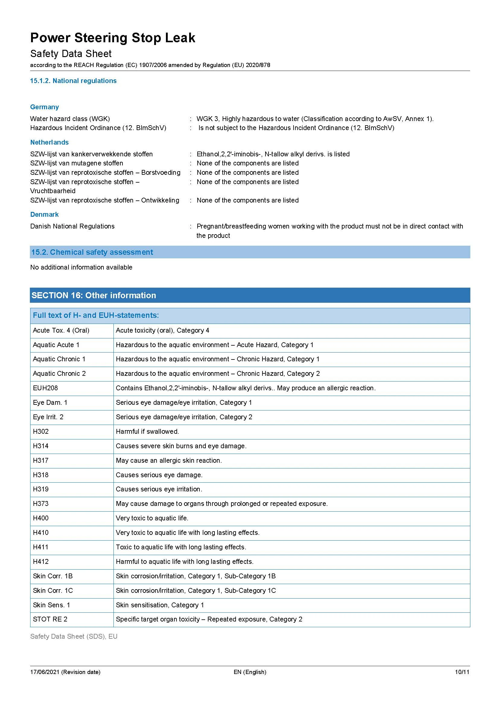 Imagine produs: Aditiv antiscurgere servodirectie WYNN'S (W64503)